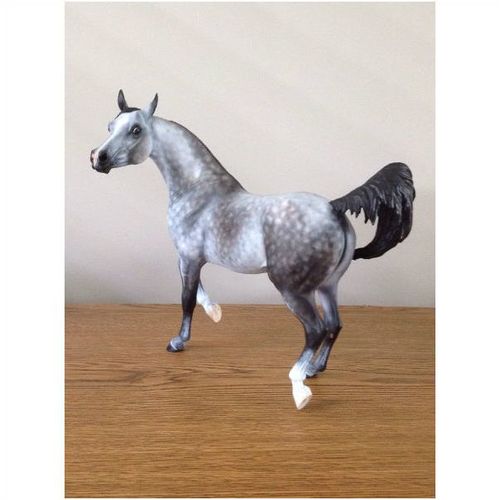ARTIST RESIN TRADITIONAL NAHAR DARK DAPPLE GREY BY SARAH ROSE AND ED GONZALES