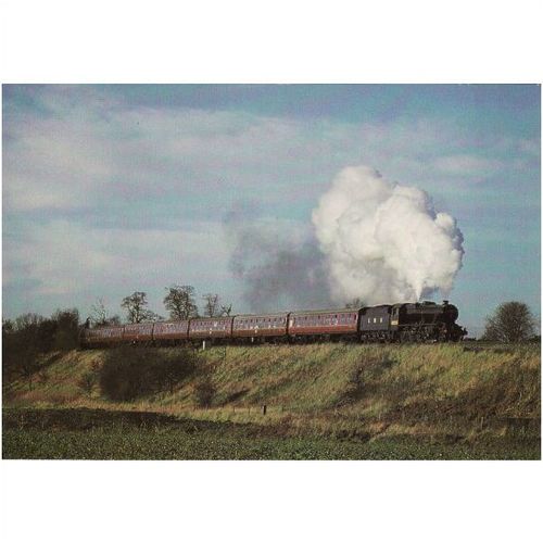 Railway Postcard LMS 8F 8233 BEWDLEY SVR Stanier 2-8-0 Loco Severn Valley