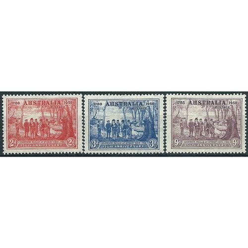 Australia 1937 150th Anniversary of NSW Set SG193-195 Mounted Mint .. ..