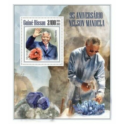 GUINE BISSAU 2013 SHEET MNH NELSON MANDELA MOTHER TERESA NOBEL PRIZE 6A