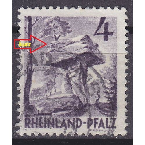 GERMANY Alliiert Franz. Zone [RheinlPfalz] MiNr 0033 y b III ( O/used )