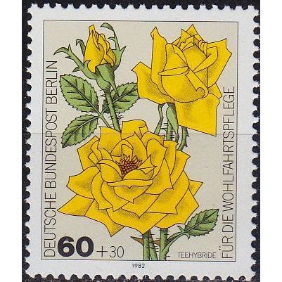 GERMANY BERLIN [1982] MiNr 0681 ( **/mnh ) Blumen