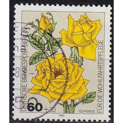 GERMANY BERLIN [1982] MiNr 0681 ( O/used ) Blumen