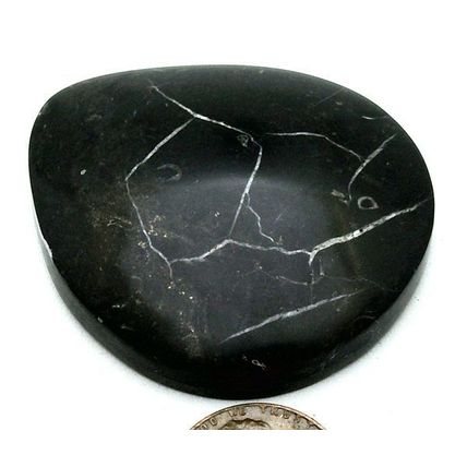 Black Septarian Freeform Gemstone Cabochon 473