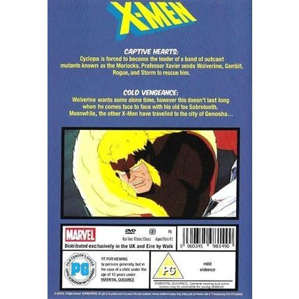 X-Men Season 1 Episodes 5 - 6 [DVD, 1986] [Region 2] Treat Size DVD