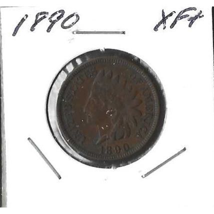 1890 US Indian Head Cent XF/AU