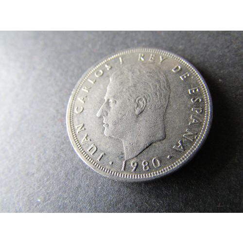 1980 SPAIN FIVE PESETAS - COIN - 2 FREE POST. AO