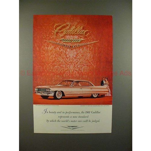 1961 Cadillac Car Ad - In Beauty and Peformance - NICE!