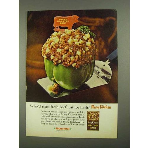 1968 Hormel Mary Kitchen Roast Beef Hash Ad