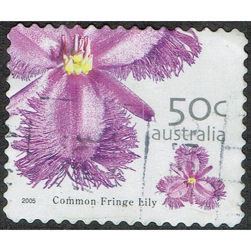 Australia 2005 Australian Wildflowers (1st Series) 50c Mult S/Ad SG2532 GU