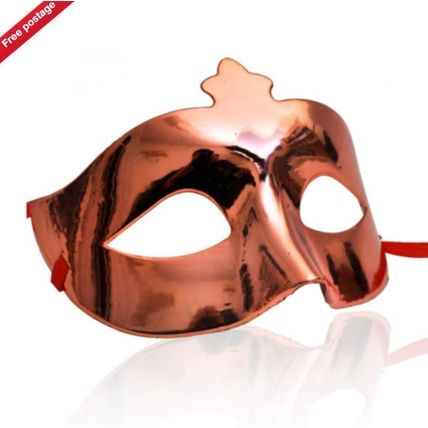 12PCS Prom Mardi Gras Assorted Metallic Plastic Eye Masks Costume Party Masks UK