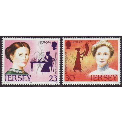 Jersey 1996 SG 739-40 UMM - Europa/CEPT (G-035)