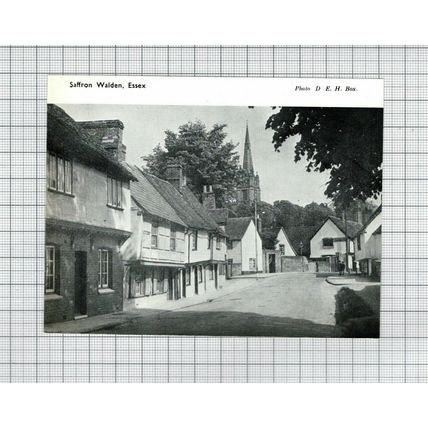 (4646) Saffron Walden Essex - 1955 Clip