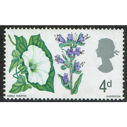 1967 British Wild Flowers 4d Multicoloured SG718 UM