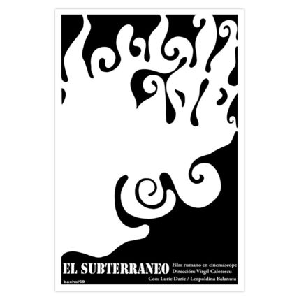 Cuban Poster 4 film"UNDERGROUND"Romanian movie.Nice Art.Room interior design