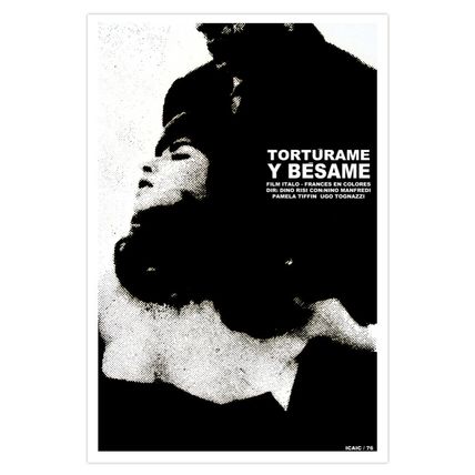 Movie Poster 4 film TORTURE & Kiss.Italian.Home room dungeon art interior design