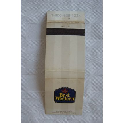 Matchbook Cover Best Western - blue/yellow logo