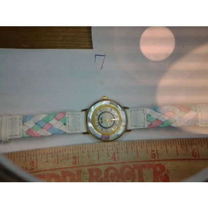 Gitano Braided band Aks Timeware Stainless Steel Watch