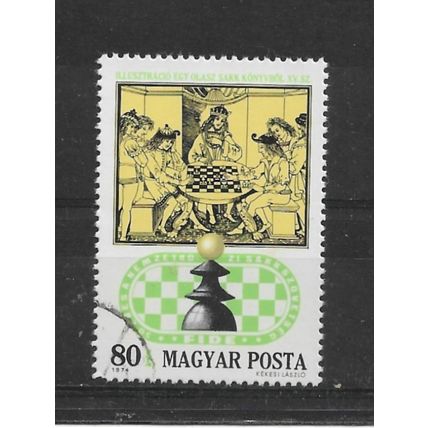 Hungary.SG2889 80fi 15th-century illustration.Fine Used.Nov22