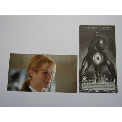 Marvel - Iron Man The Movie 2008 - Preziosi Sticker Drop-down Choice (e18)