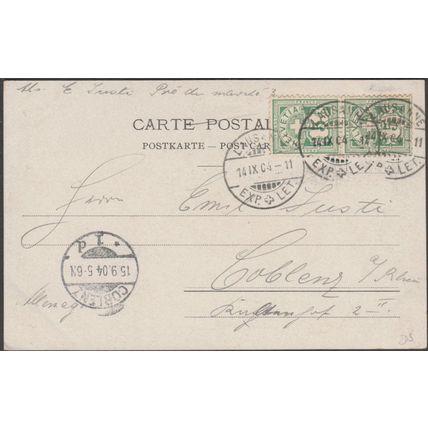 Lausanne et les Alpes, Vaud, 1904 - Comptoir de Phototypie CPA CPN208