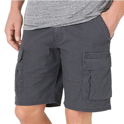 Mens Cargo Cotton Shorts Combat Short Casual 6 Pockets Half Pants
