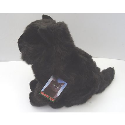 BLACK CAT 12" HAND MADE TOY PERSONALISED, GIFT WRAPPED OR AS IS