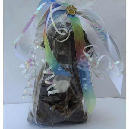 BRINDLE BOXER DOG 12" AS IS, WITH BANDANA, PERSONALISED, GIFT WRAPPED 4 CHOICES