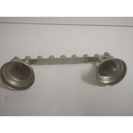 Vintage Unique Design Judaica Chanukah Hanukah Menorah, W 19.5 cm