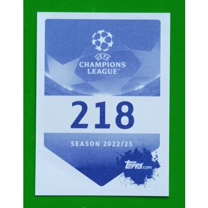 Champions League 22/23 Sticker #218 Sadio Mane Green Parallel Golden Goalscorer