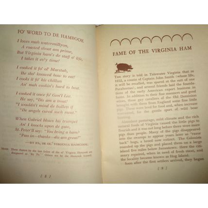 1946 De Virginia Hambook by De Ol' Virginia Hamcook - Dietz Press 16th Printing