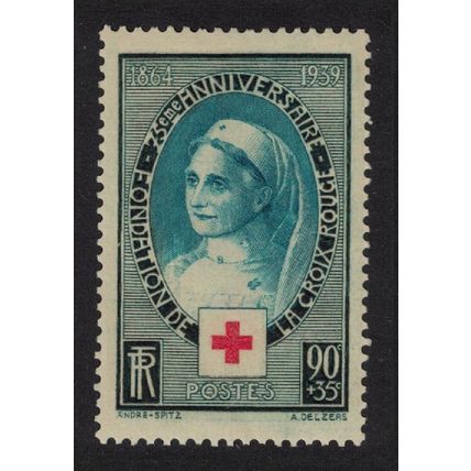 France 75th Anniversary of Red Cross Society 1939 MNH SG#634