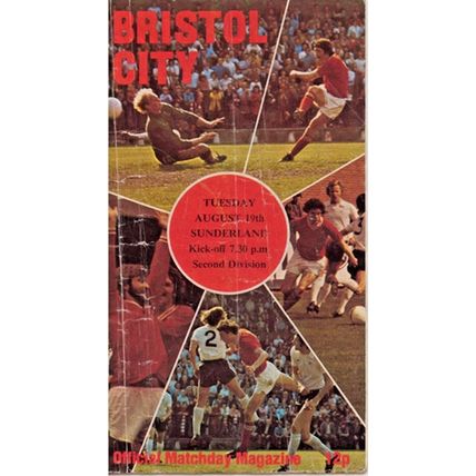 BRISTOL CITY v SUNDERLAND LEAGUE DIVISION 2 1975