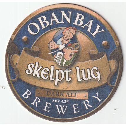 BEER MAT - OBAN BAY BREWERY - SKELPT LUG - (Cat No 005) - (2011)
