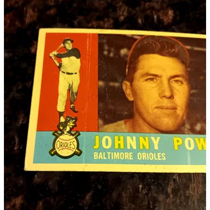 1960 Topps 422 Johnny Powers Baltimore Orioles Outfield 5.0 EX No Crease