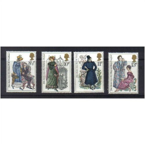 1975 GB JANE AUSTIN MNH SG 989-992