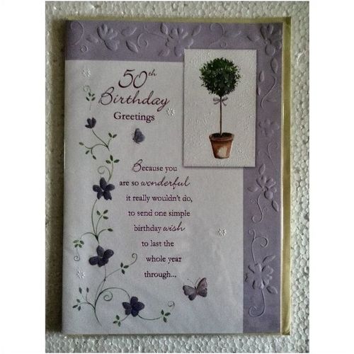 50th birthday card - 50th Birthday Greetings