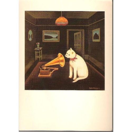 Leman, Martin - Her Mistress's Voice from Comic & Curious Cats - art postcard