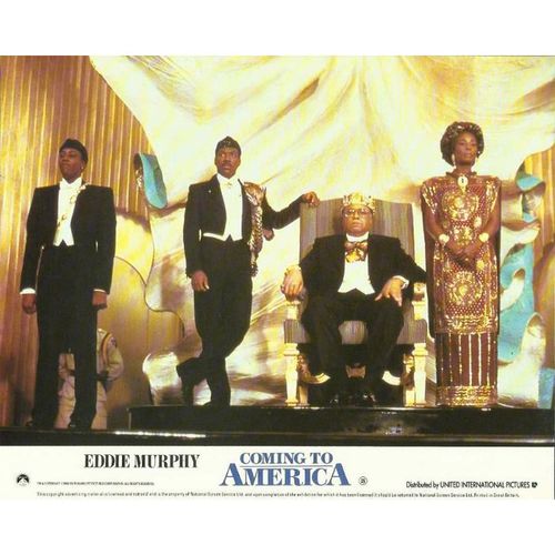 COMING TO AMERICA Eddie Murphy, James Earl Jones 1988 F-O-H Stills Set (8)