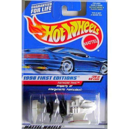 Hot Wheels - Fathom This: 1998 First Editions #39/40 - Collector #682 *White*
