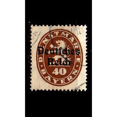 GERMANY REICH Dienst [1920] MiNr 0039 ( O/used ) [La]