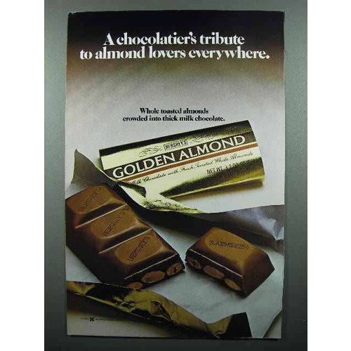 1983 Hershey's Golden Almond Chocolate Ad