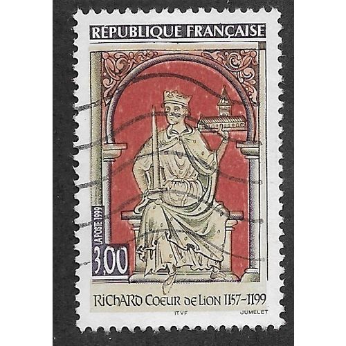 FRA 1999 3F 'KING RICHARD I OF ENGLAND' FINE USED (EBID55-794)