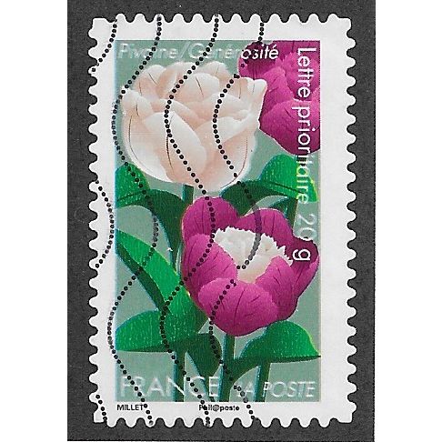 FRA 2012 (60c)(S/A) 'FLOWERS - PEONIES ' FINE USED (EBID56-700)