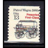 2258 13c Police Wagon Barely Clears MNH Dry Gum KA8272
