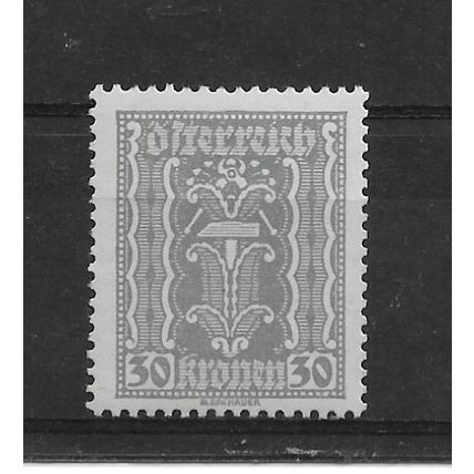Austria.SG473 30k Pincers and Hammer (Grey).Mounted Mint.Aug22