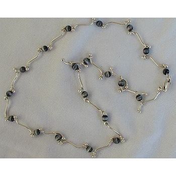 beautiful black cat eye necklace