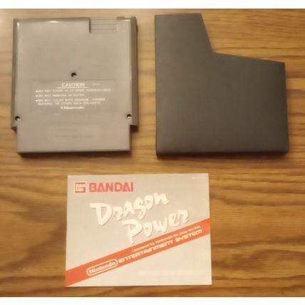 1987 Dragon Power NES Nintendo Game FREE Shipping
