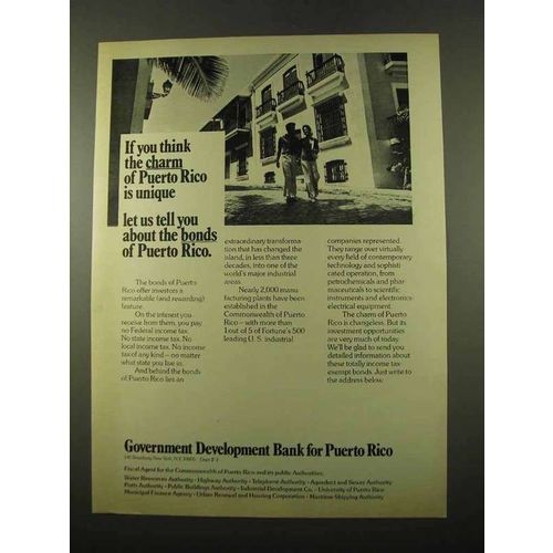 1975 Government Development Bank for Puerto Rico Ad