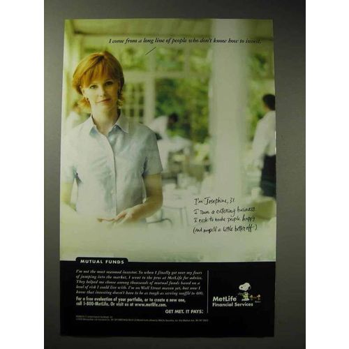 2000 Metropolitan Life Insurance Ad - How to Invest